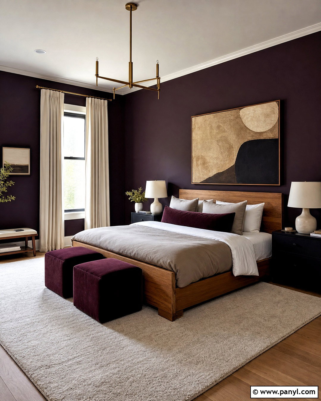 Blackberry Purple Bedroom - 20 purple paint colors bedroom ideas
