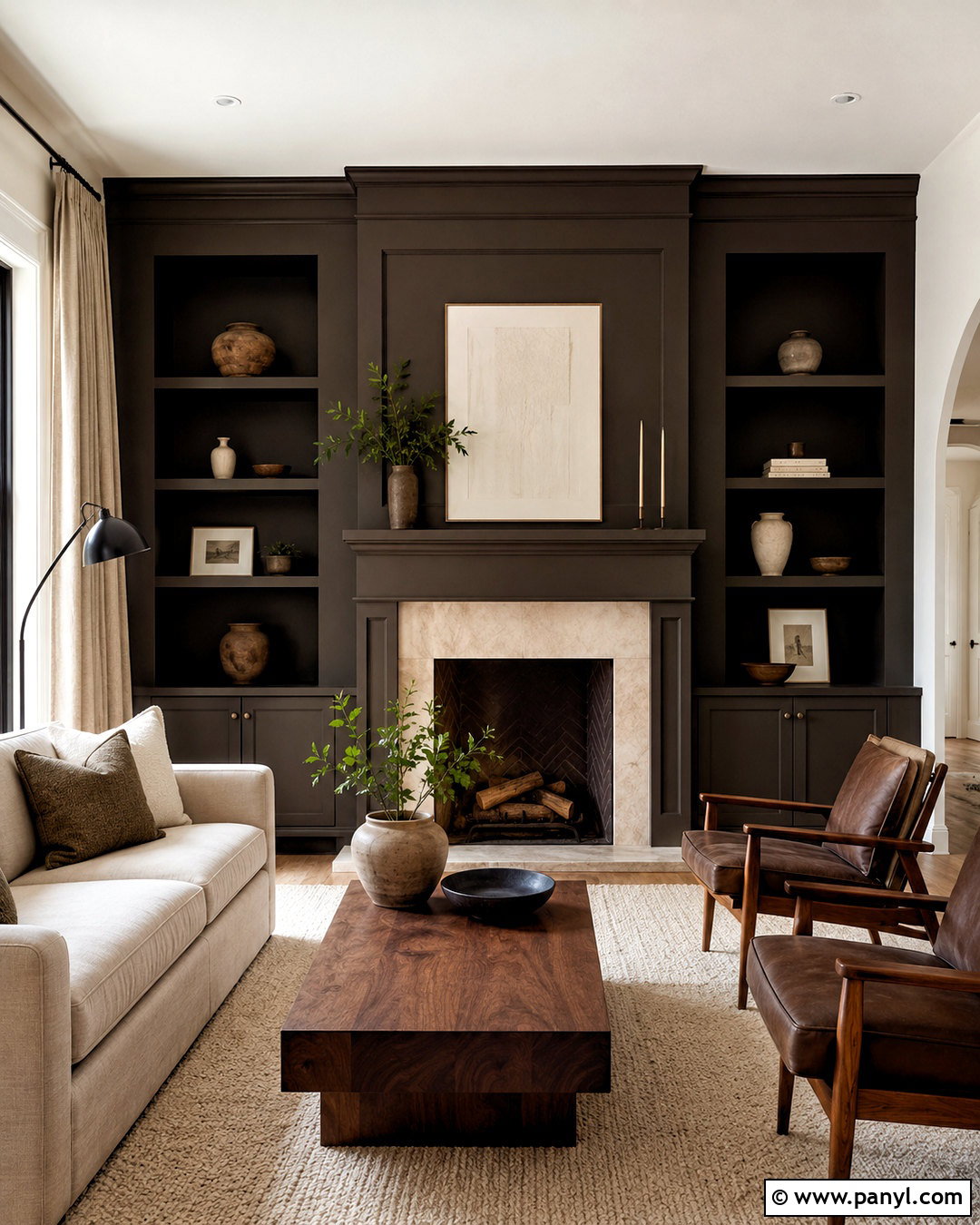 Blackened Brown Paint - 20 dark brown paint colors