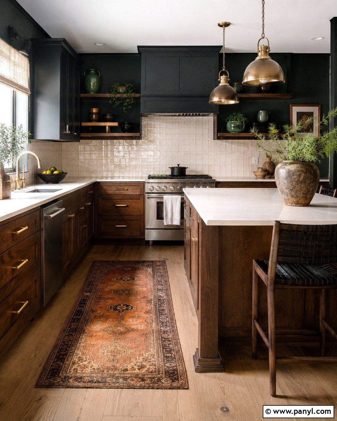 Blackened Teal Wall Paint - 20 Witchy Wall Paint Colors