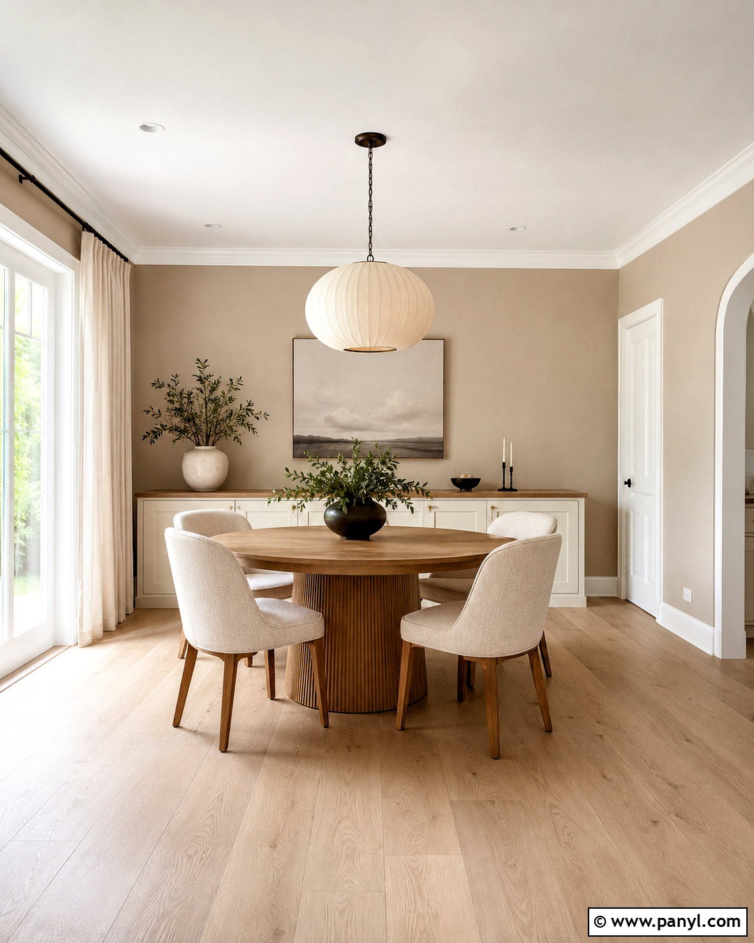 Blank Canvas White Trim With Mushroom Walls - 20 best white trim paint color ideas