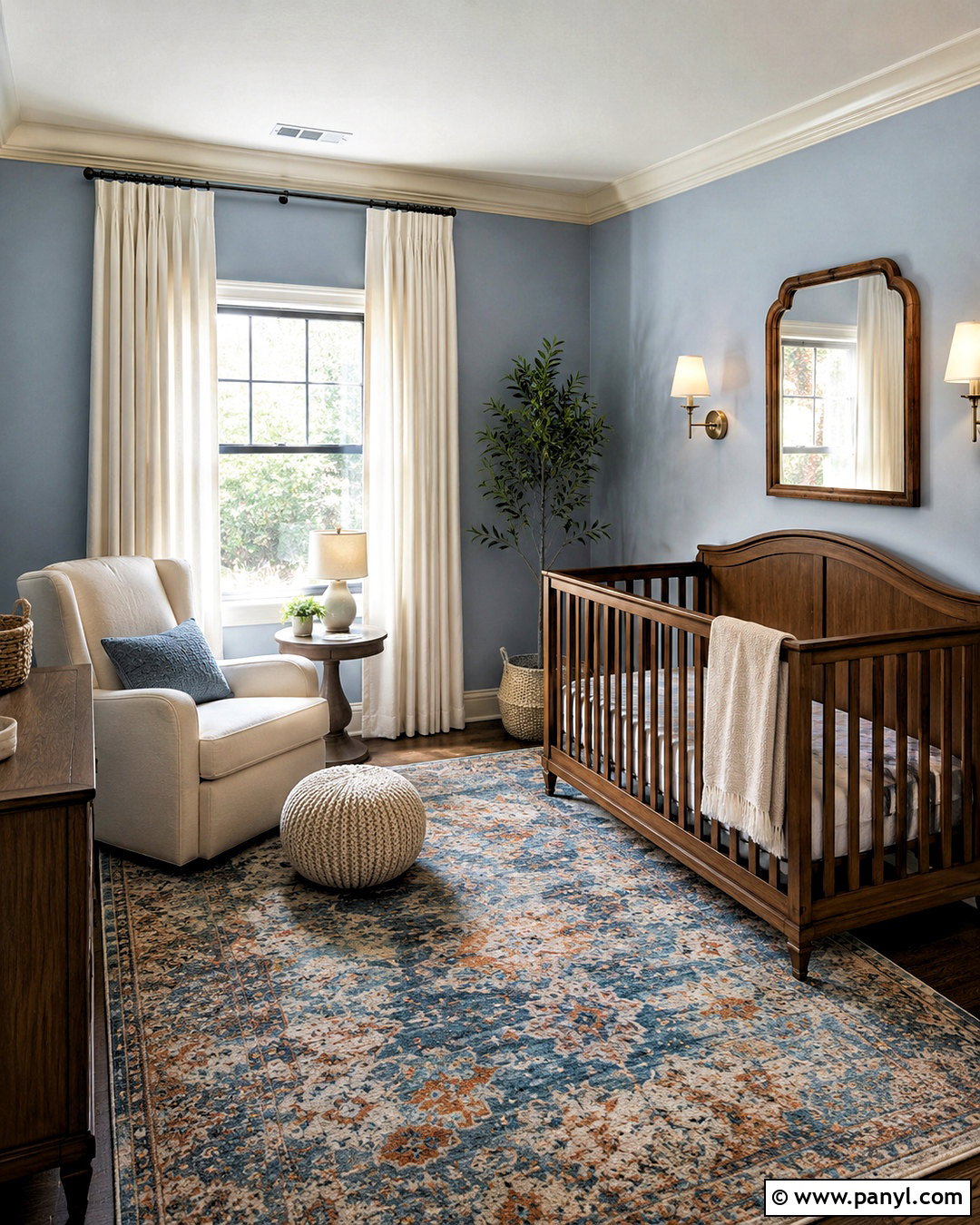 Blue And Cream Nursery Room - 20 nursery room design ideas