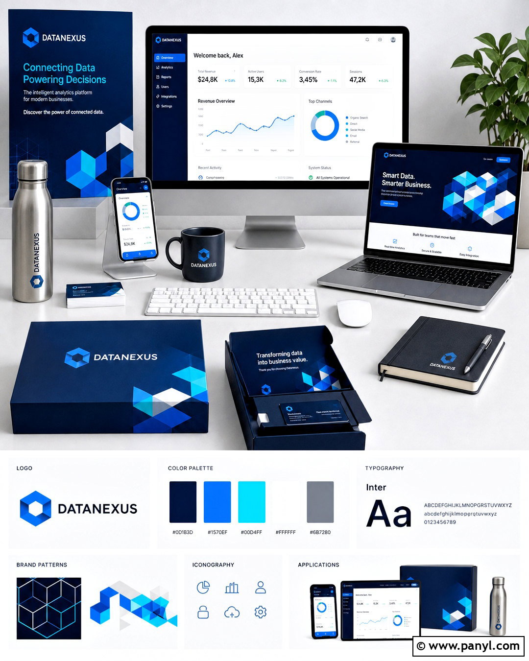 Blue And Cyan Tech Color Palette - 20 tech colour palette ideas