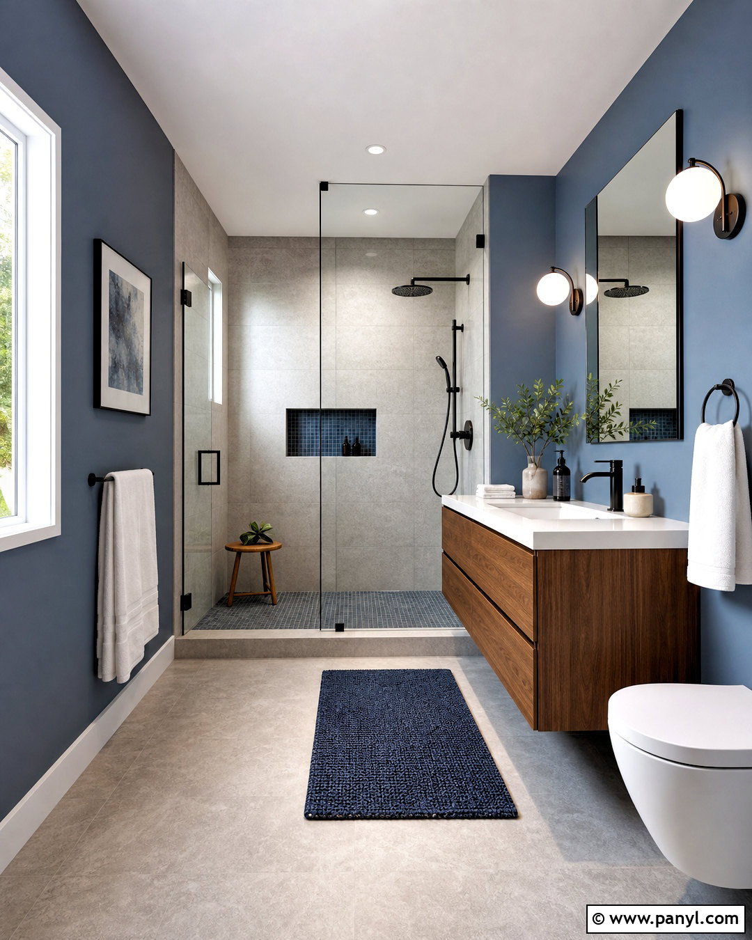 Blue And Gray Bathroom - 20 bathroom color schemes blue ideas