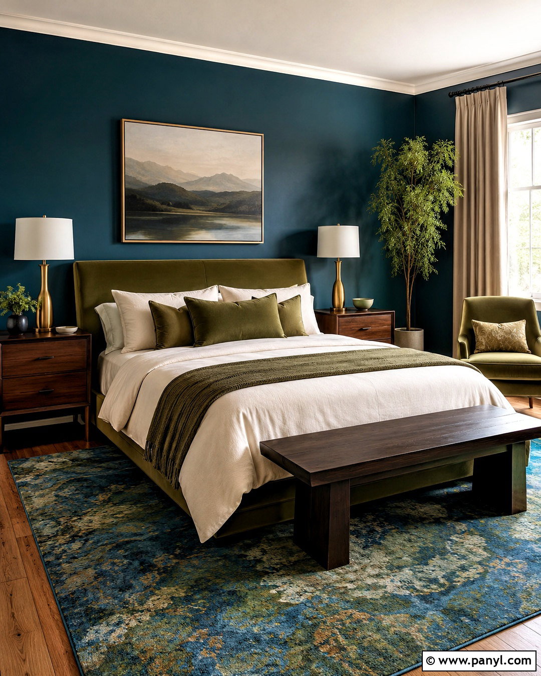 Blue And Green Bedroom - 20 blue wall room ideas bedrooms