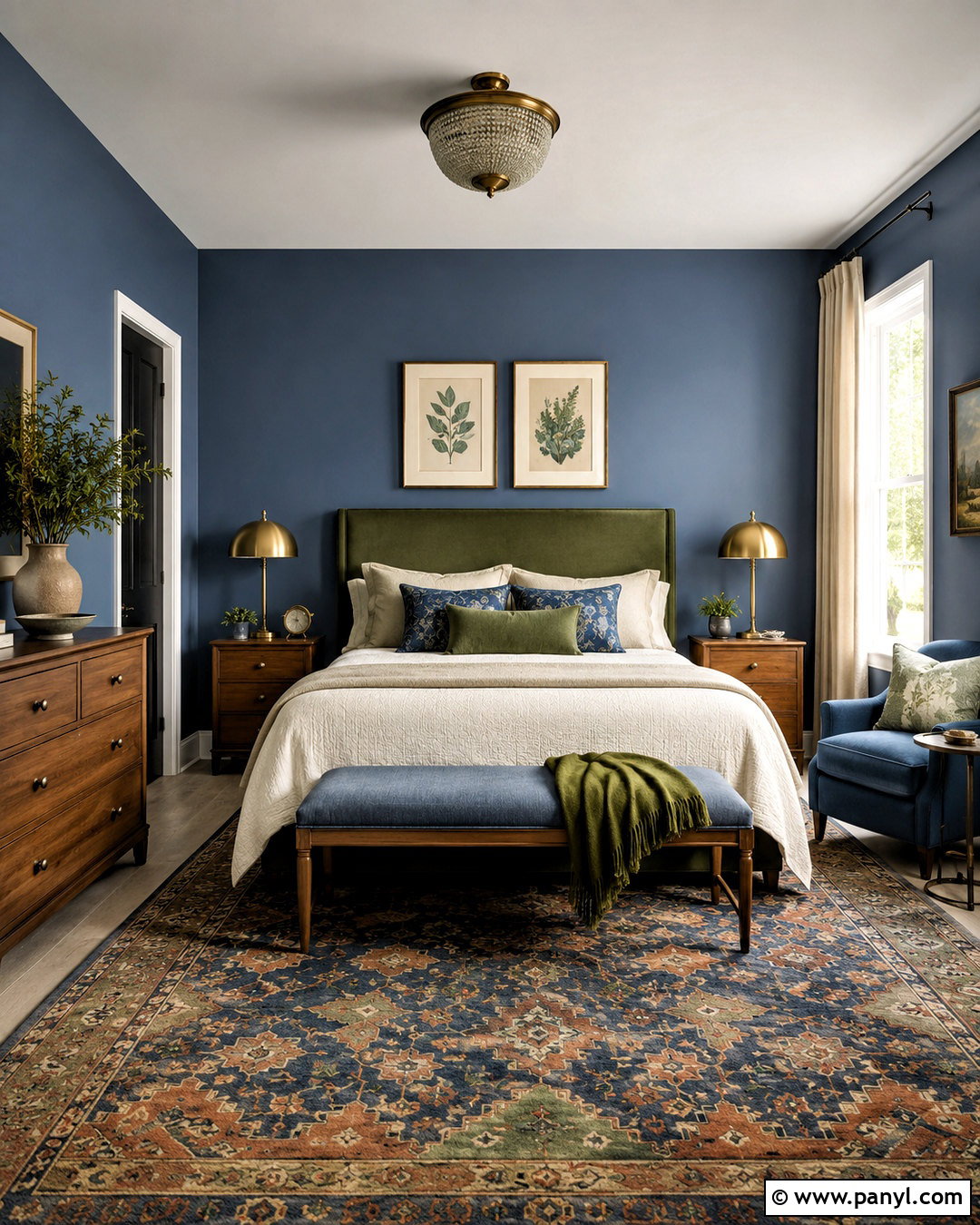 Blue And Green Bedroom - 20 blue bedroom design ideas