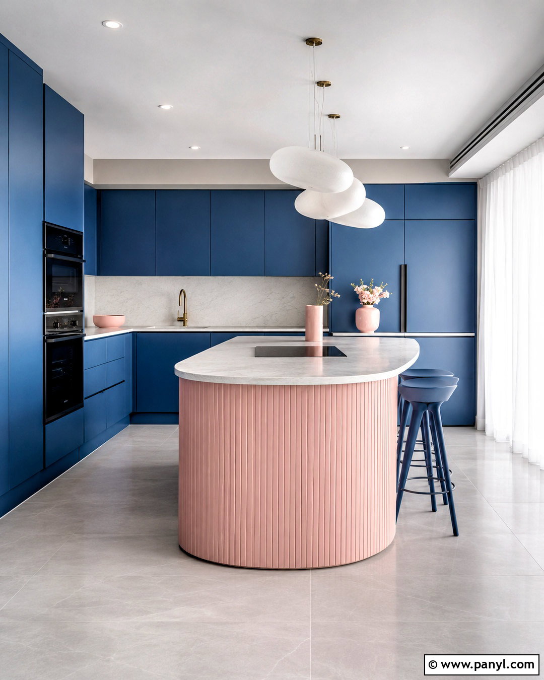 Blue And Pink Modern Kitchen - 20 blue and pink kitchen ideas
