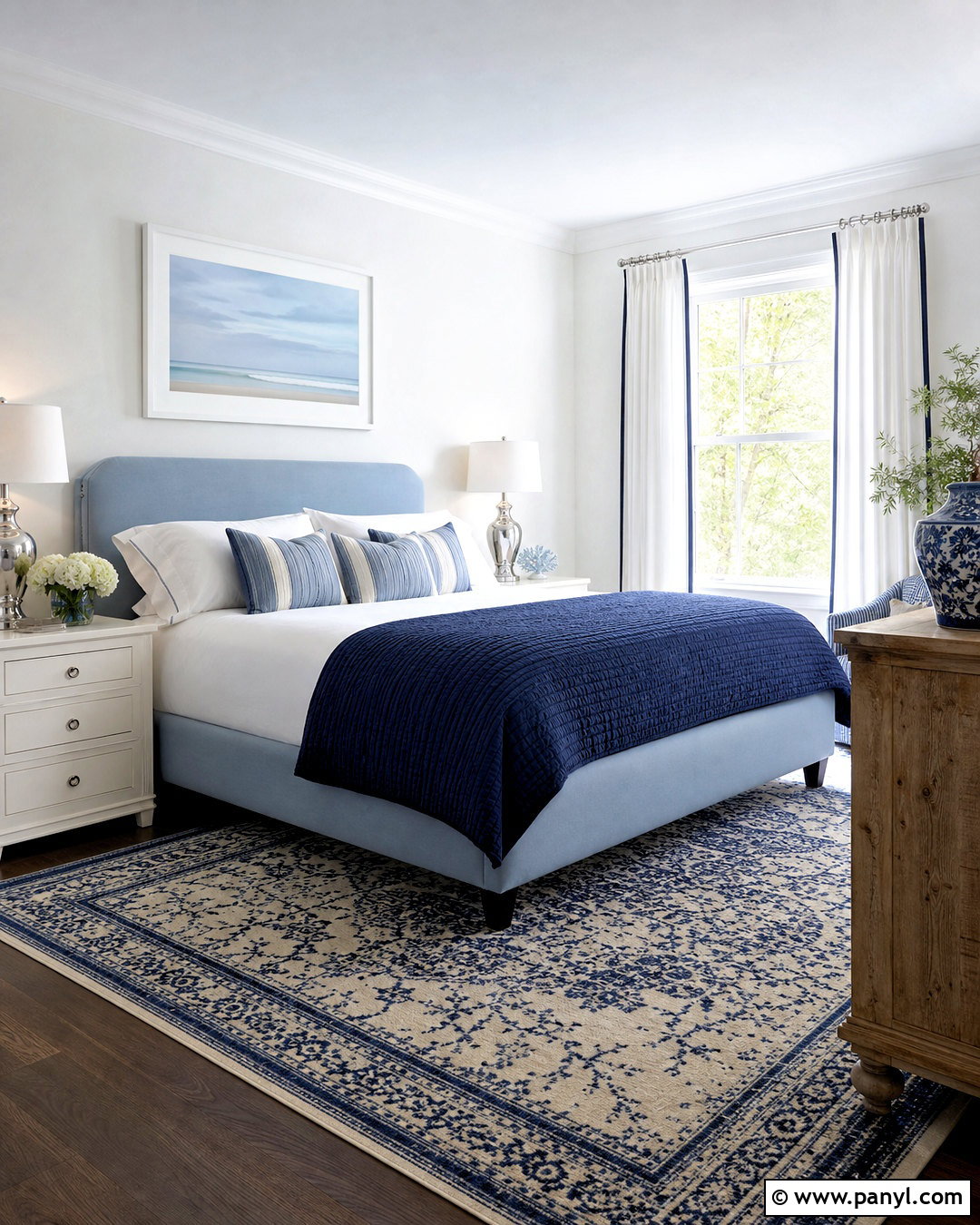 Blue And White Bedroom - 20 room decor bedroom ideas