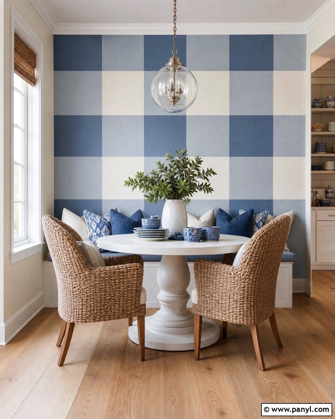 Blue And White Checkered Wall Paint - 30 checkered wall paint ideas