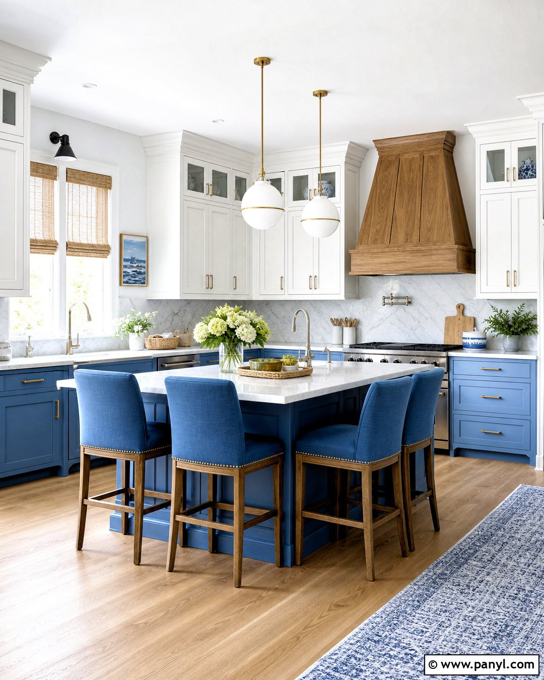 Blue And White Coastal Kitchen - 20 coastal blue kitchen ideas