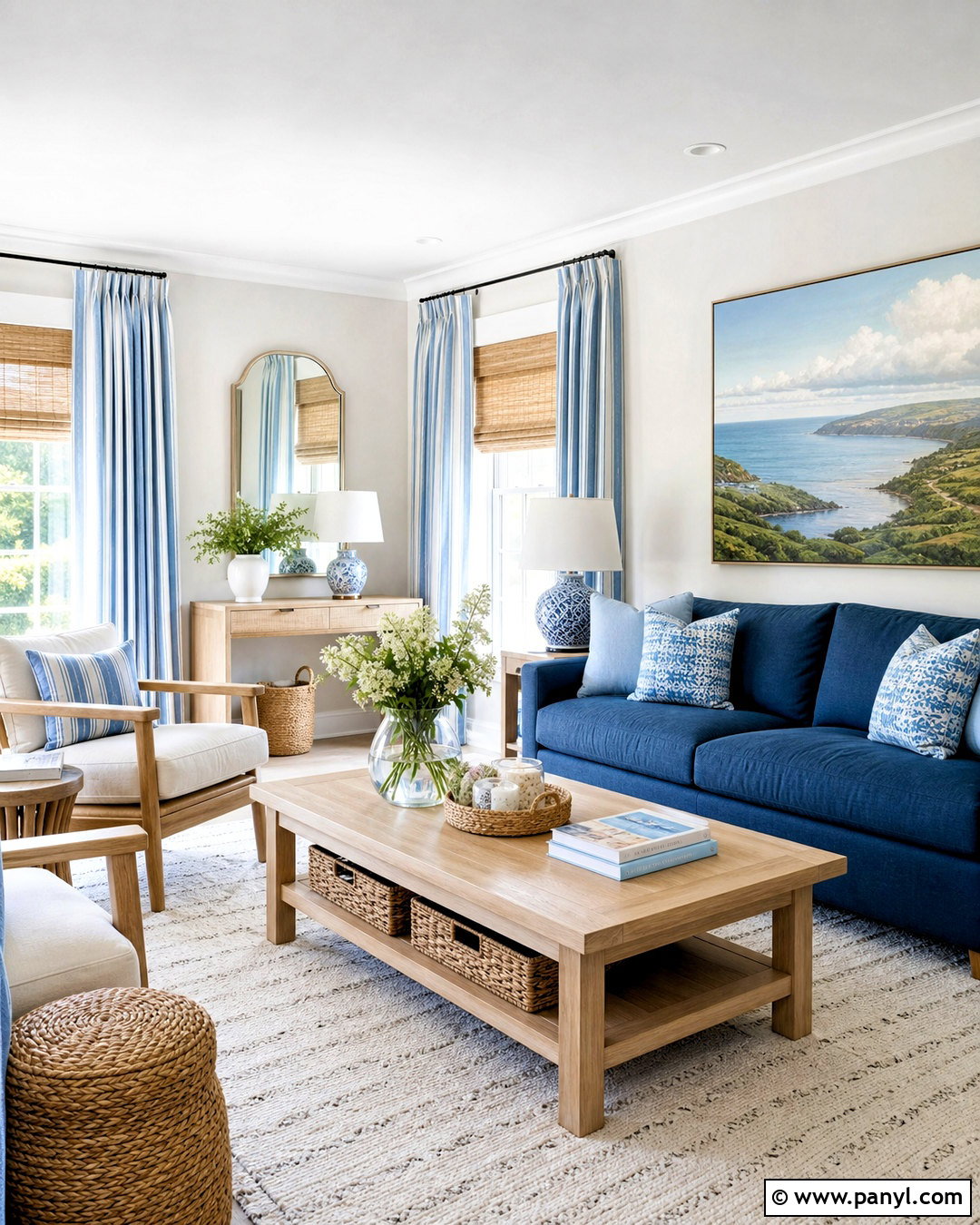 Blue And White Room Decor - 20 room decor ideas
