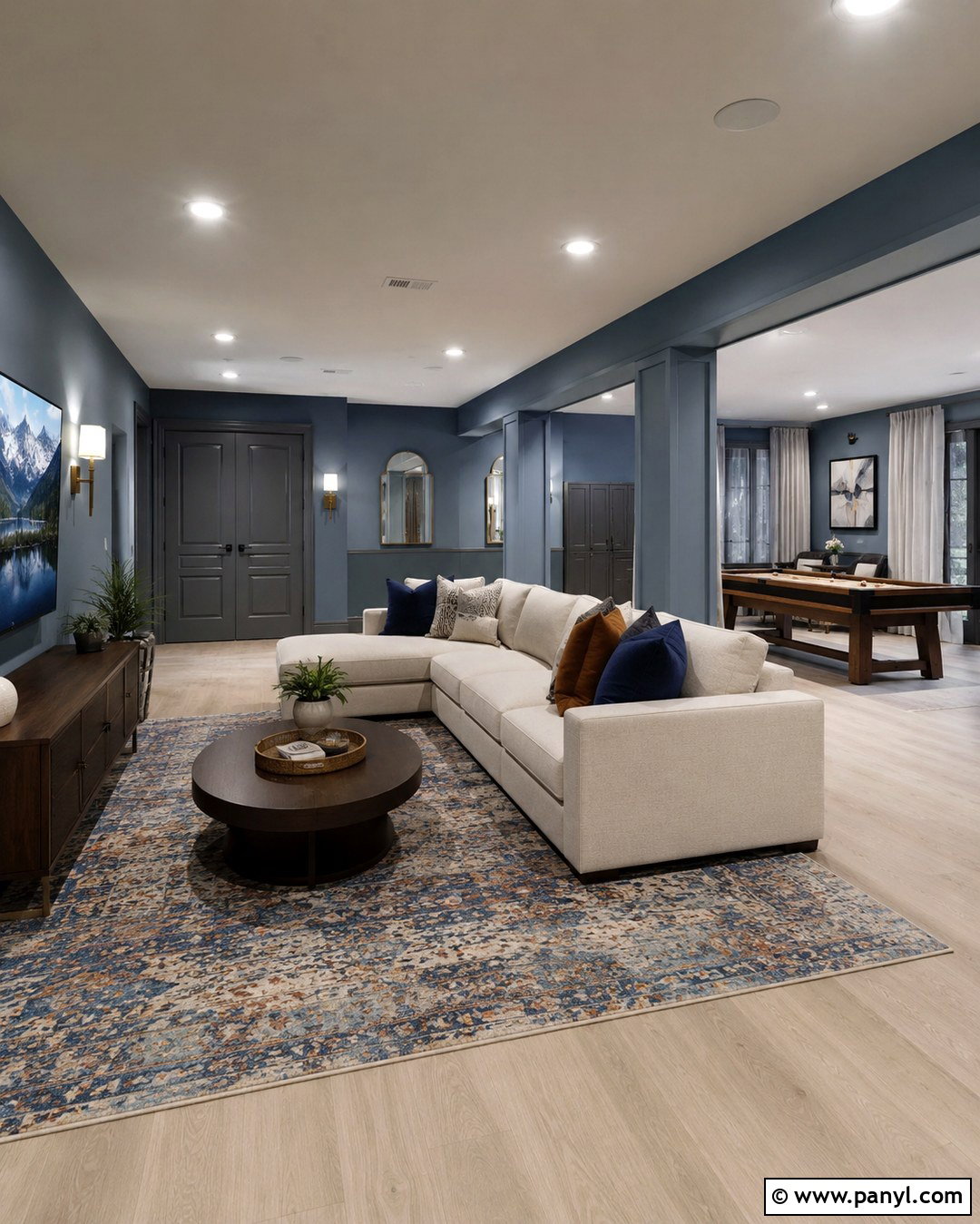 Blue Basement Walls - 20 House With Blue Walls