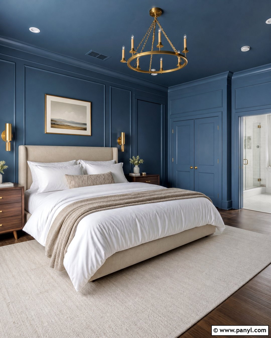 Blue Bedroom Color Drenching - 20 How To Paint Walls Blue Ideas