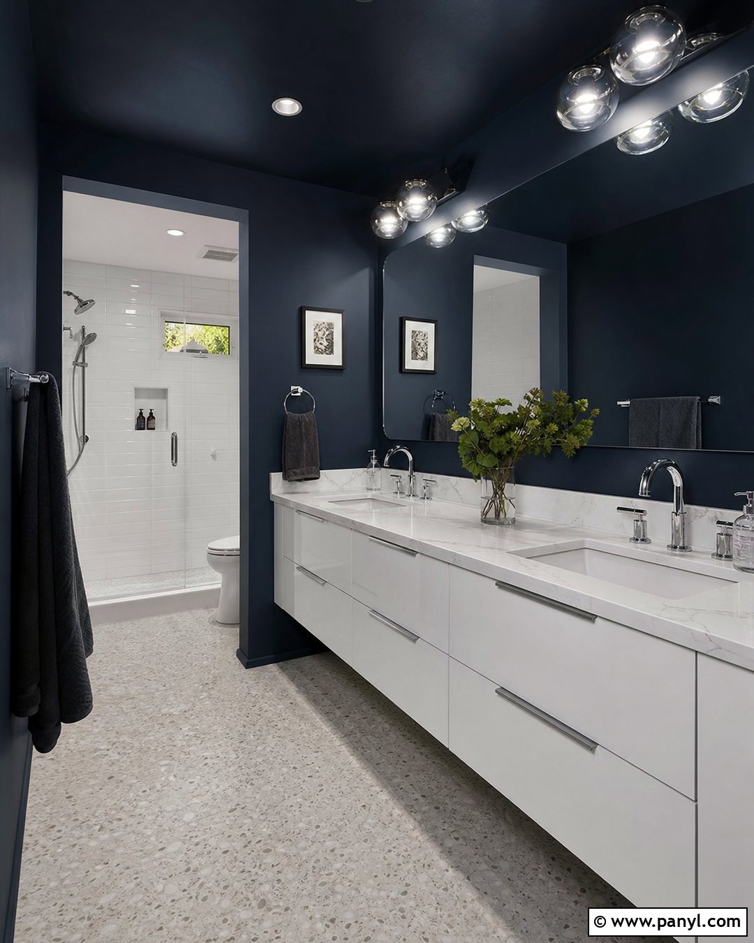 25 Dark Bathroom Wall Color Ideas: Moody Picks for Spa-Like Style