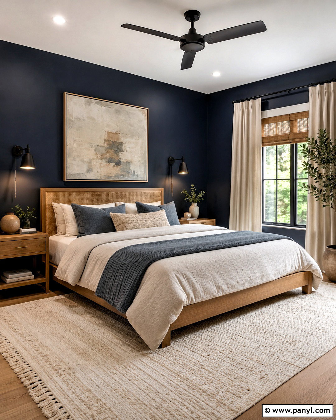 Blue Black Bedroom Paint - 20 moody bedroom paint colors
