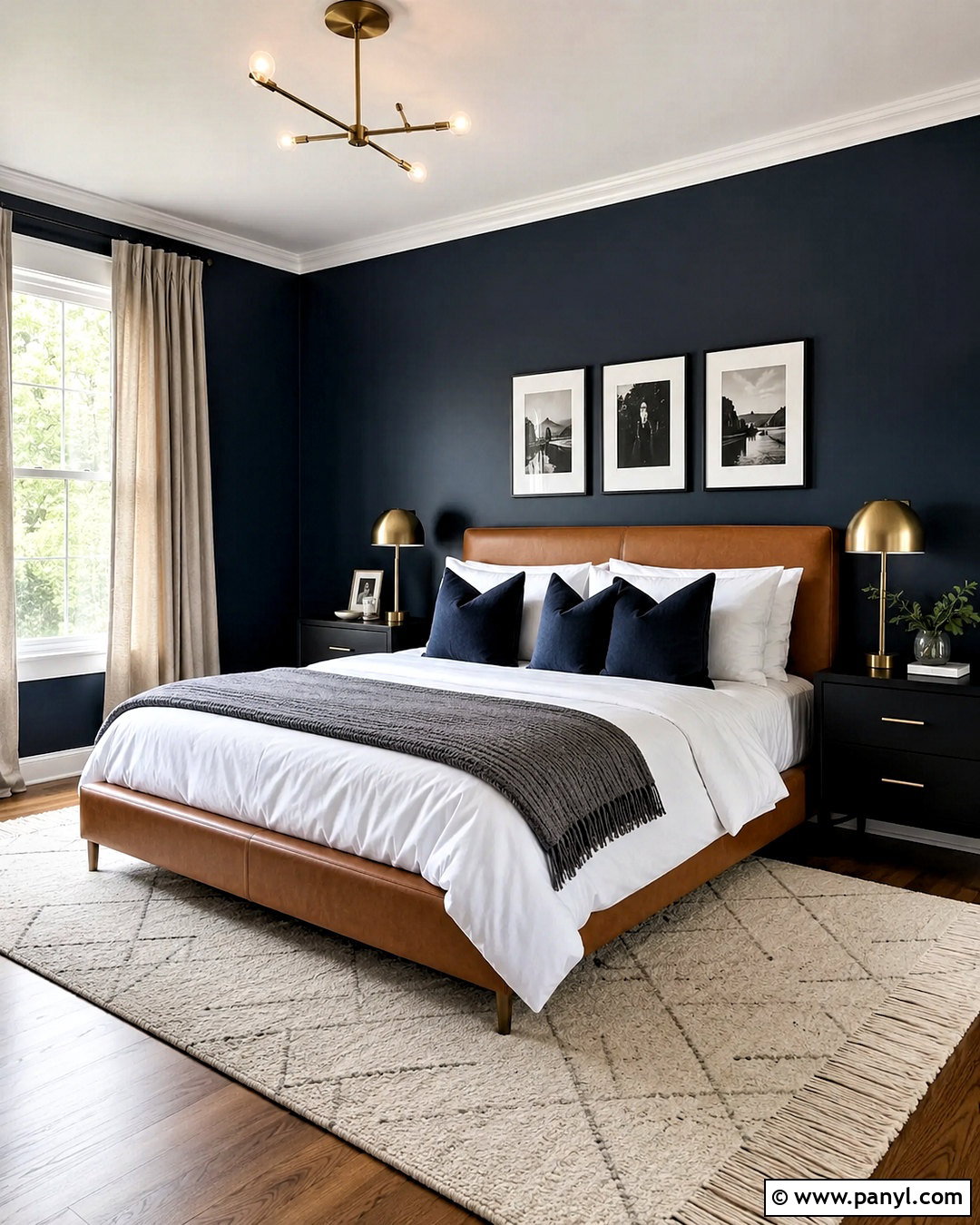 Blue Black Bedroom Walls - 20 dark bedroom wall colors