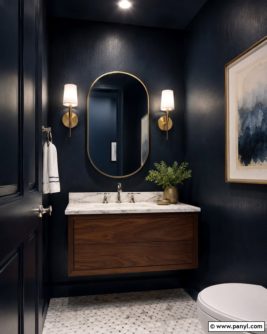Blue Black Wall Paint Color - 20 Cool Wall Paint Colors