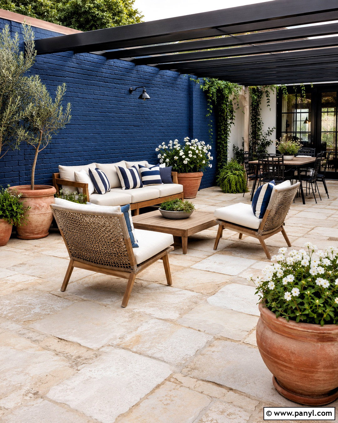 20 Blue Brick Wall Ideas for Bold, Character-Filled Spaces