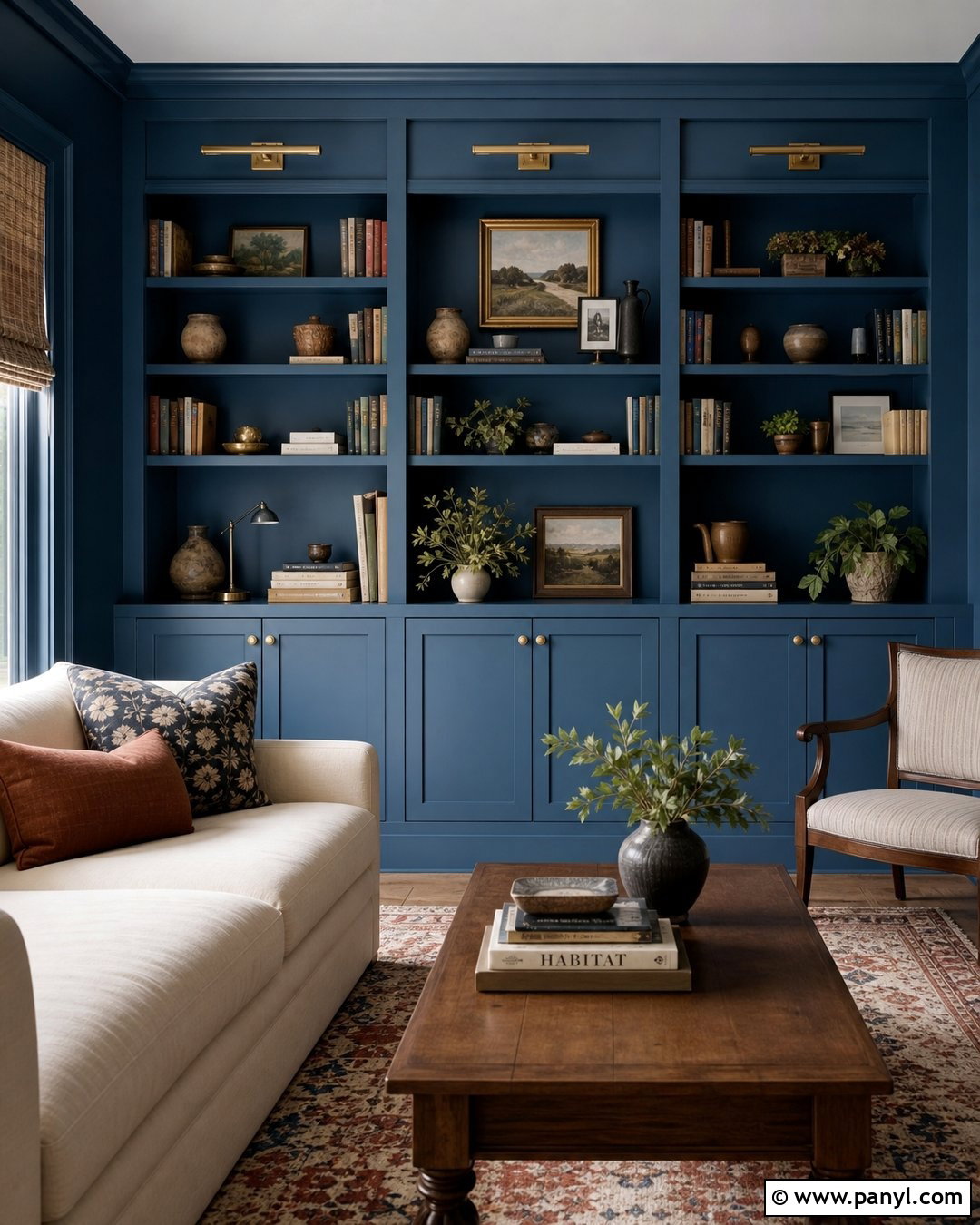 Blue Built-In Wall - 50 blue walls
