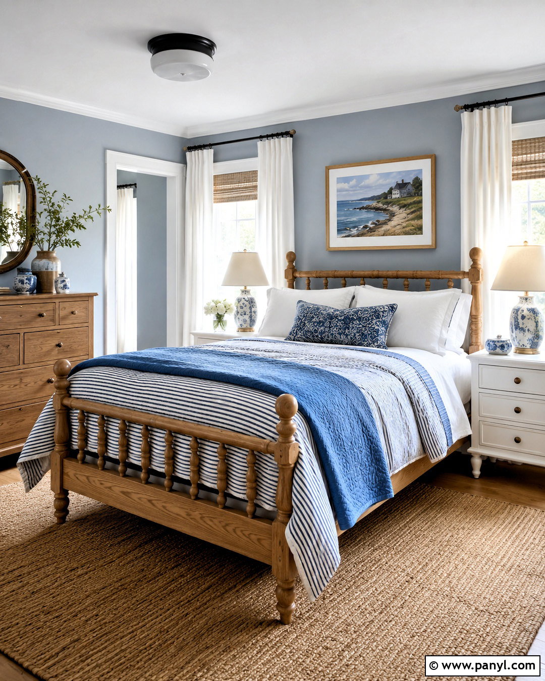 Blue Cottage Bedroom - 20 cottage bedroom ideas
