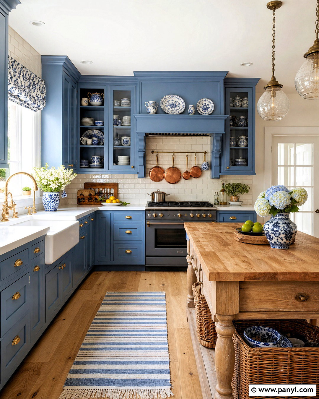 Blue Cottage Kitchen - 20 cottage kitchen ideas