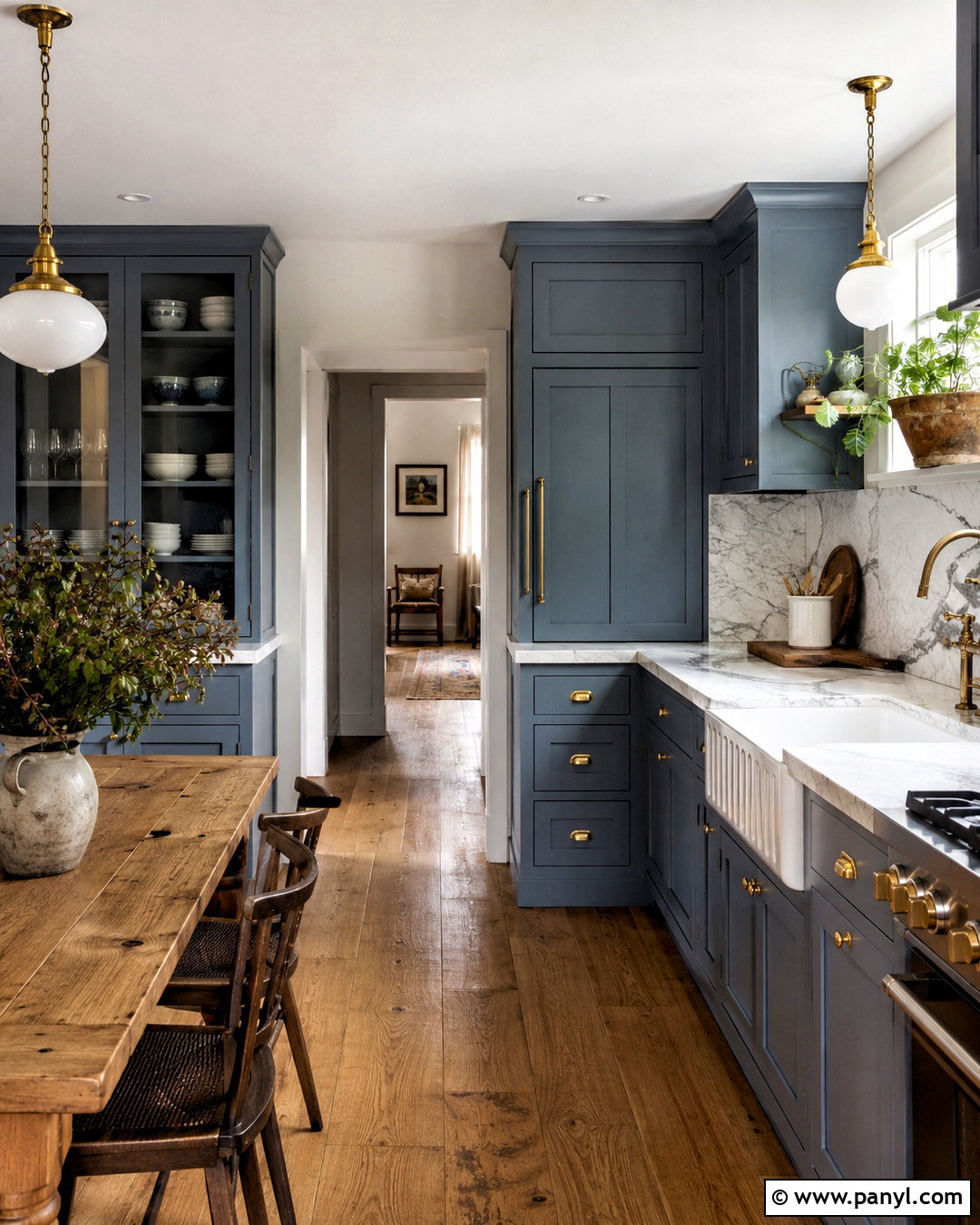 20 Blue Cottage Kitchen Ideas for Charming Country Style
