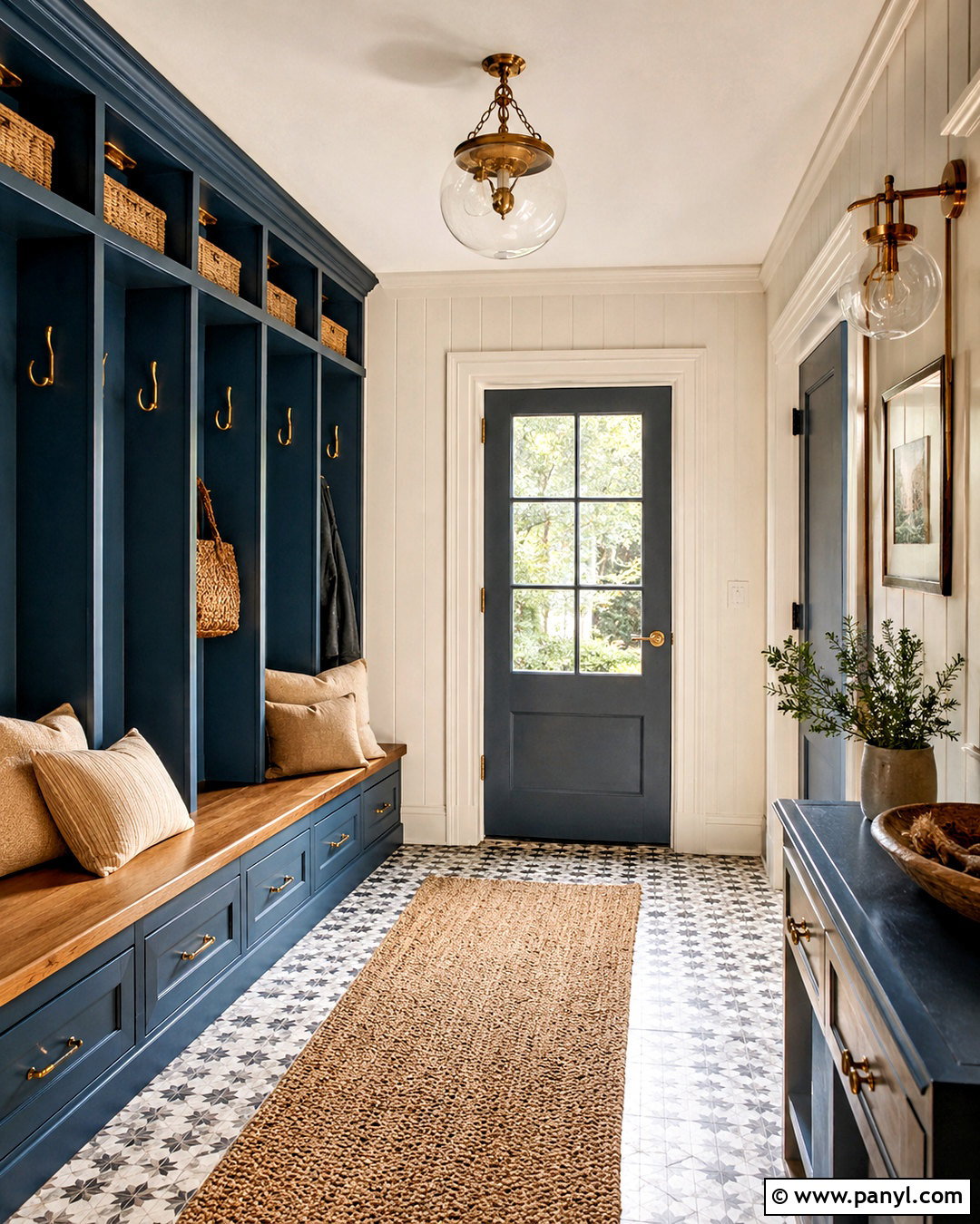 Blue Cottage Mudroom - 20 cottage mudroom ideas