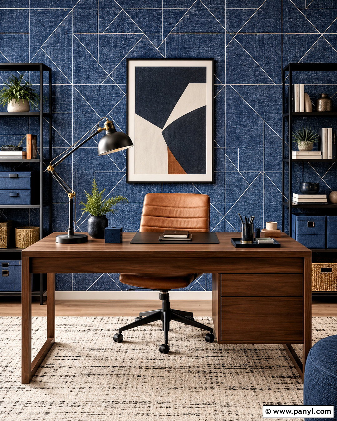 20 Blue Denim Wallpaper Ideas for a Cozy, Textured Look