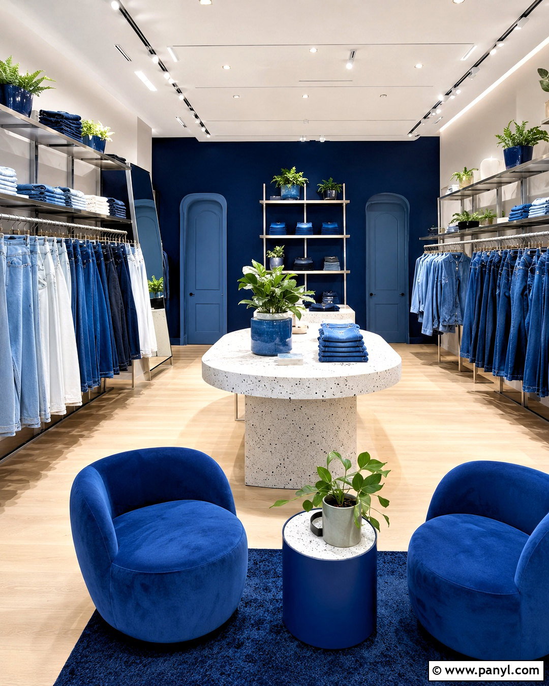 Blue Denim Store - 20 denim store ideas