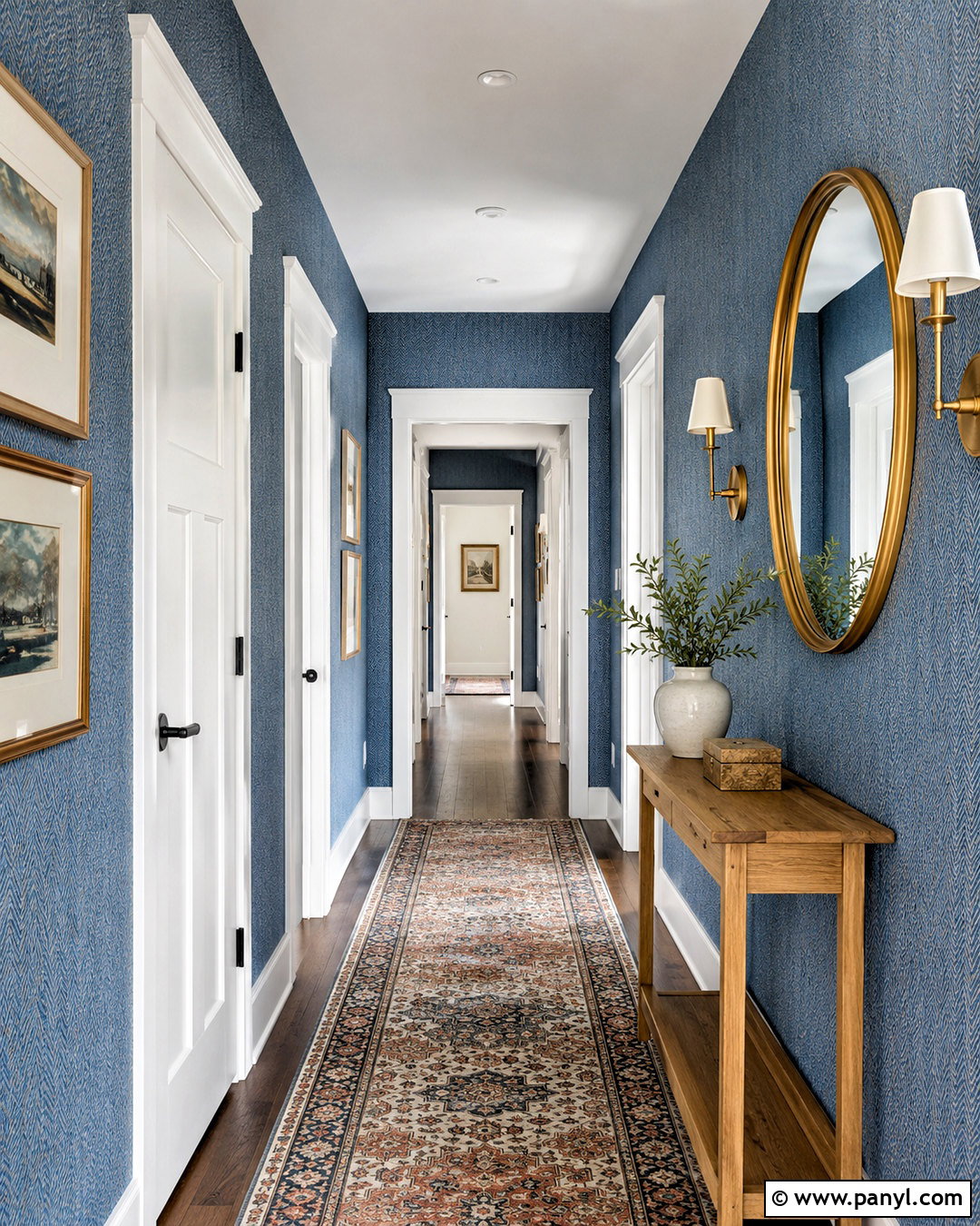 Blue Denim Wallpaper Hallway - 20 blue denim wallpaper ideas