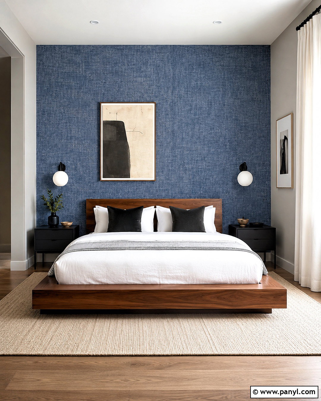 Blue Denim Wallpaper Modern Bedroom - 20 blue denim wallpaper ideas