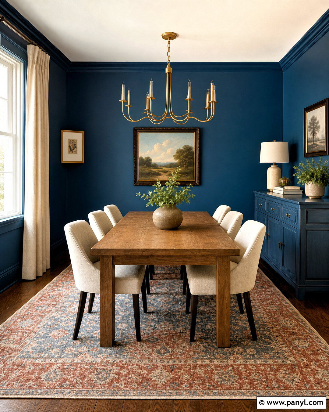 Blue Dining Room Walls - 20 blue wall painting ideas
