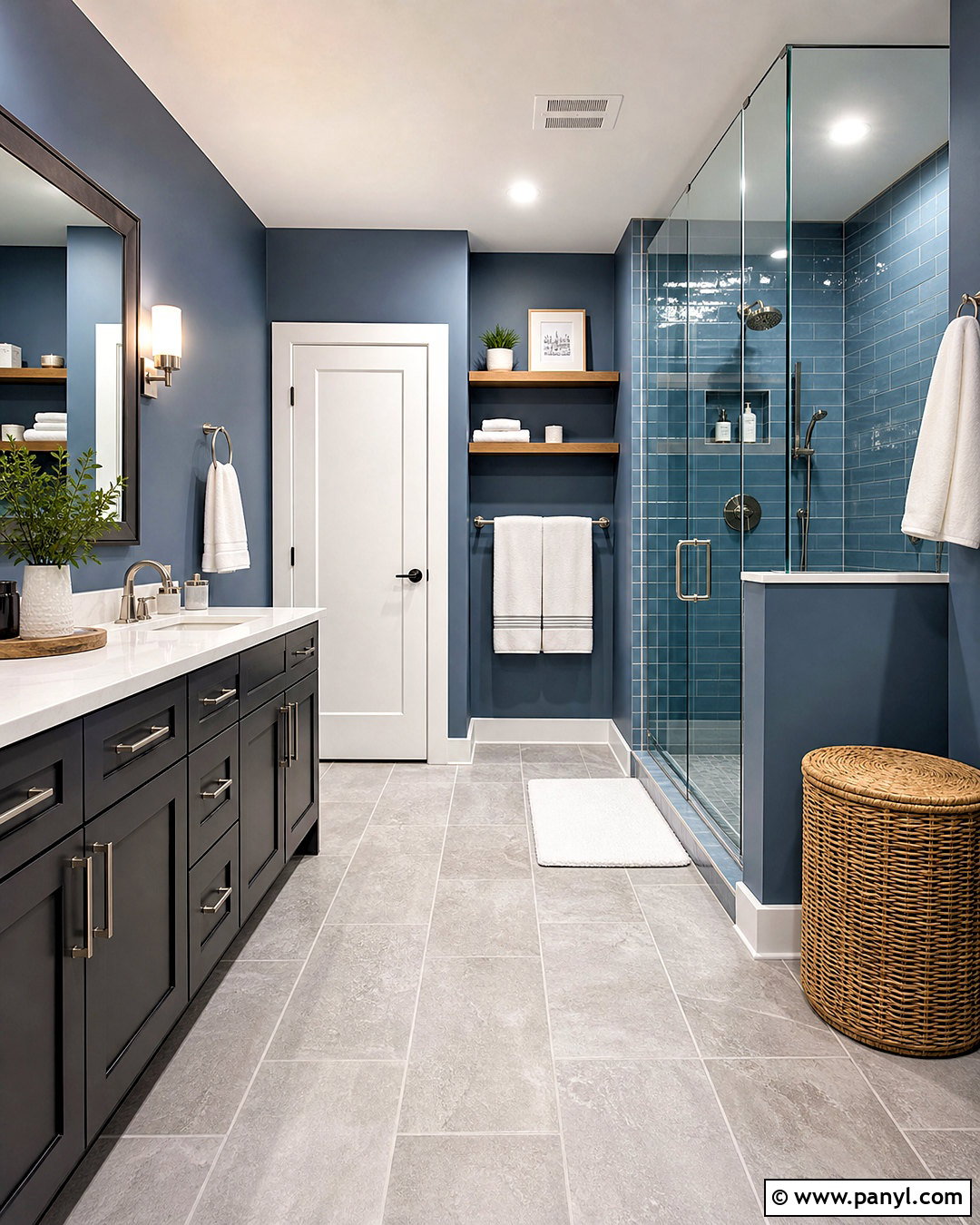Blue Gray And Charcoal Color Palette - 20 blue color palette ideas