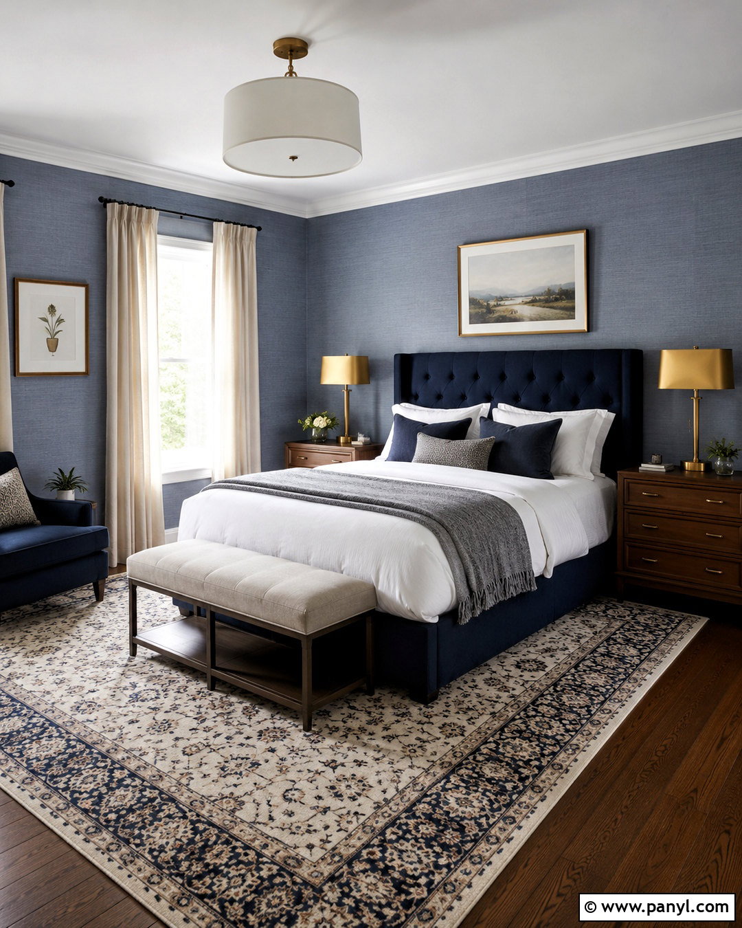 Blue Gray And Navy Bedroom - 20 blue gray bedroom colors