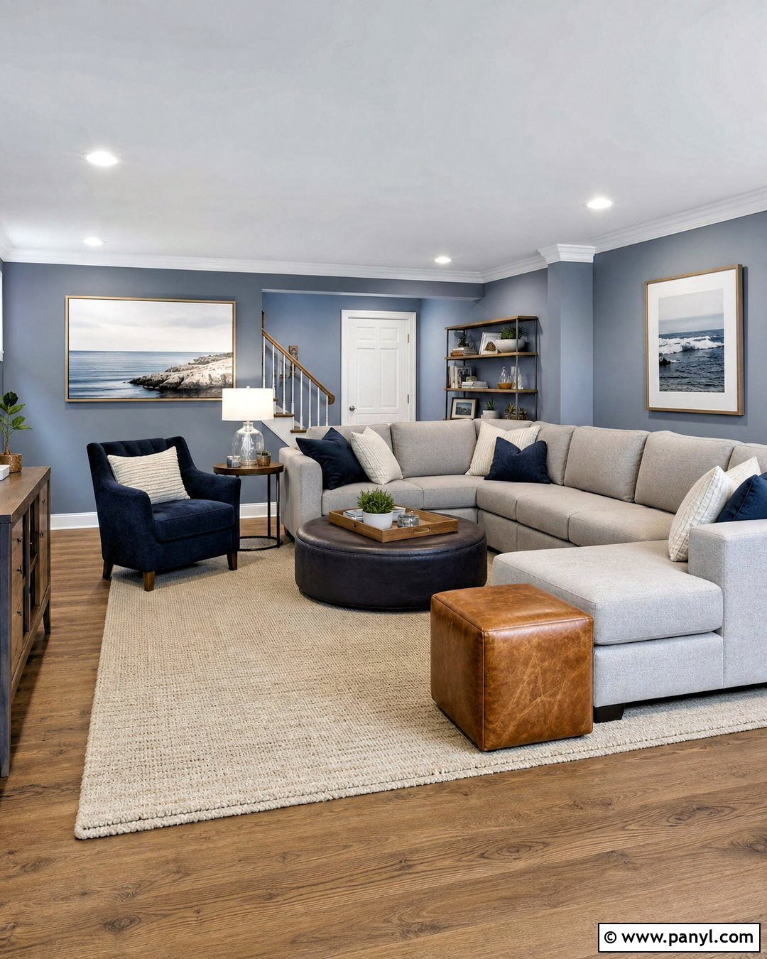 Blue Gray Basement Walls - 20 basement wall colors