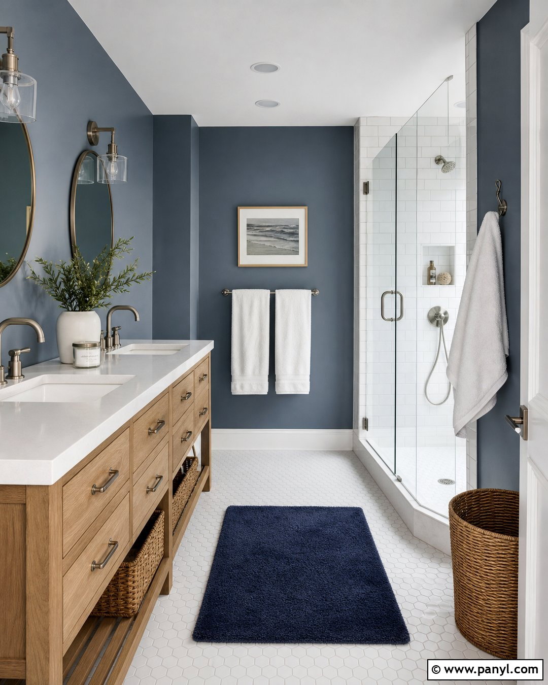 Blue Gray Bathroom - 20 Shades Of Gray For Walls
