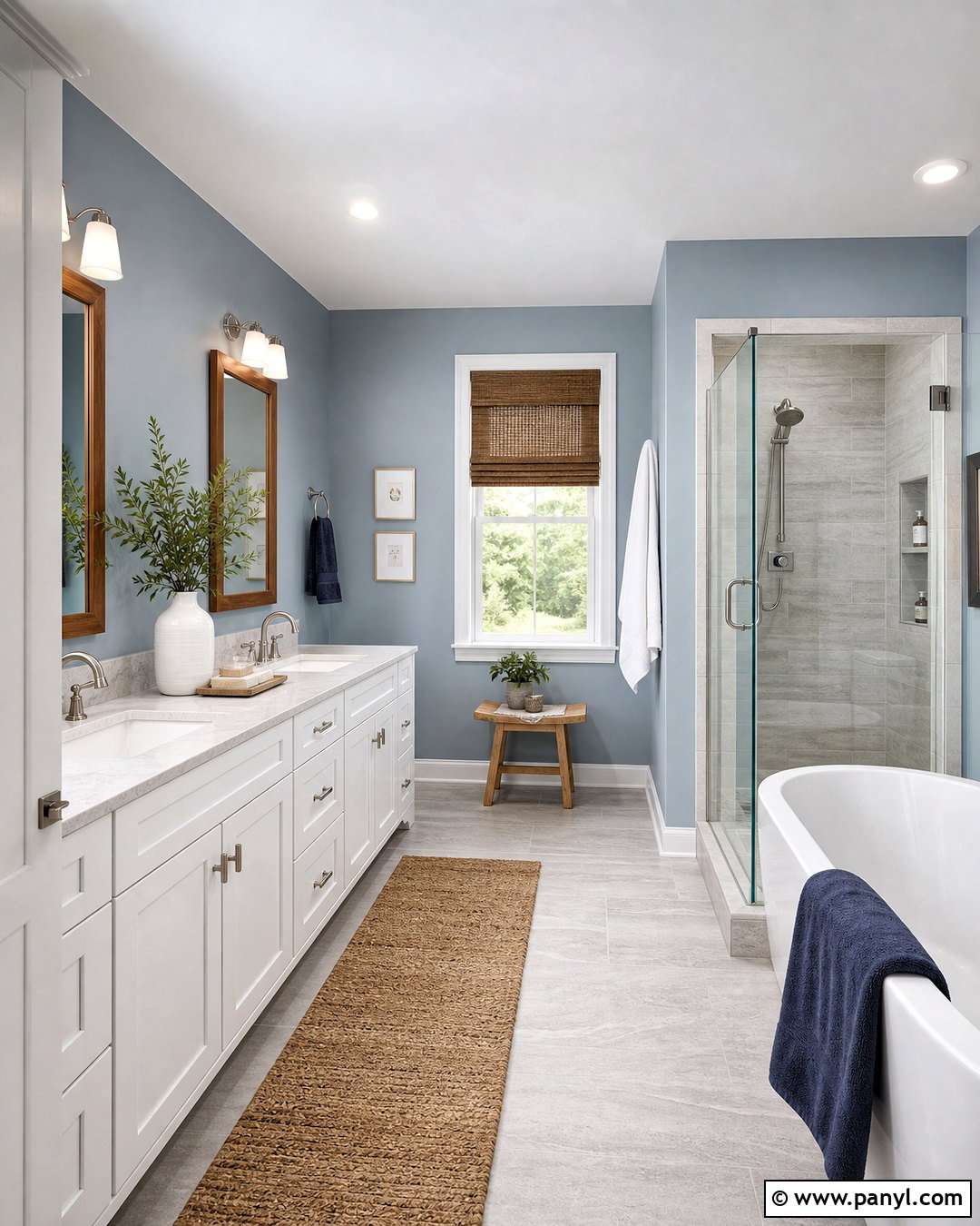 Blue Gray Bathroom Paint - 20 popular bathroom paint colors