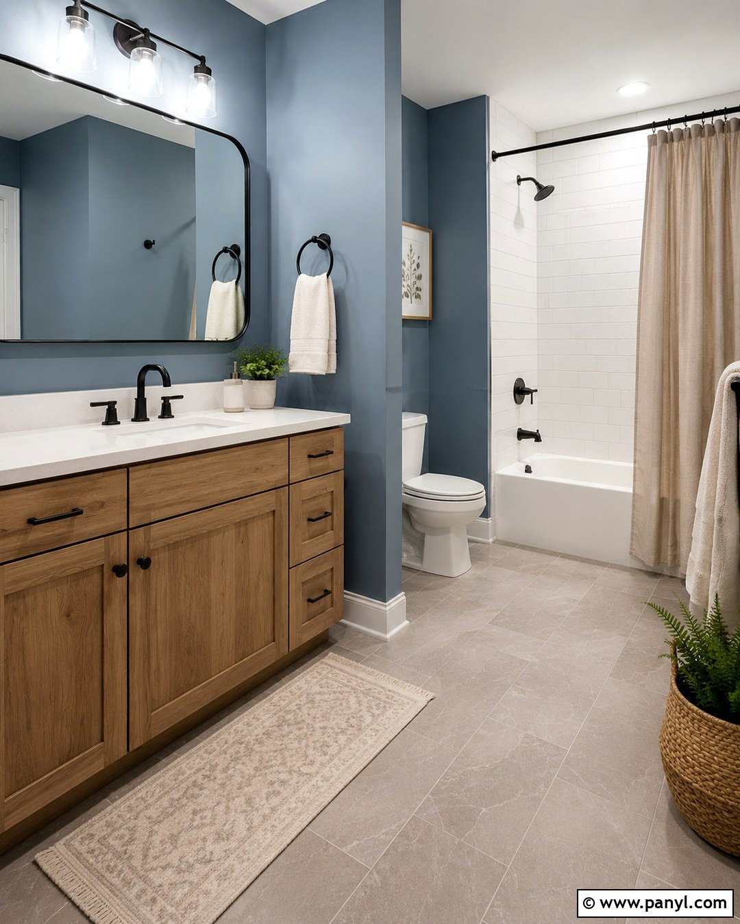 Blue Gray Bathroom Walls - 20 Blue For Bathroom Walls