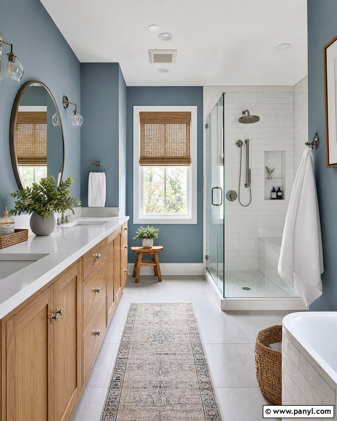 Blue Gray Bathroom Walls - 50 home wall colour ideas