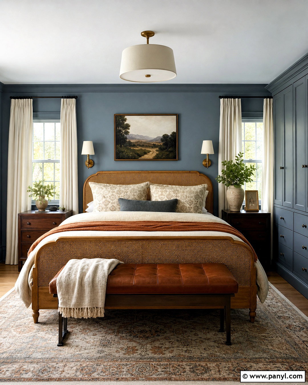 Blue Gray Bedroom - 20 blue paint colors for bedroom ideas