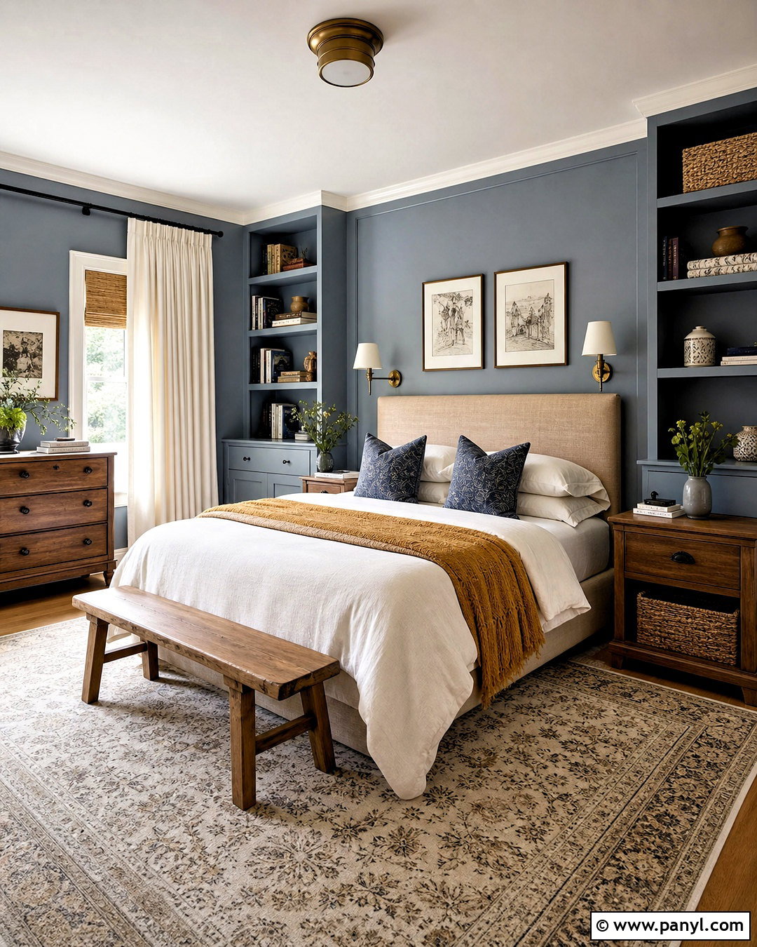 Blue Gray Bedroom - 20 room color ideas bedroom paint design ideas