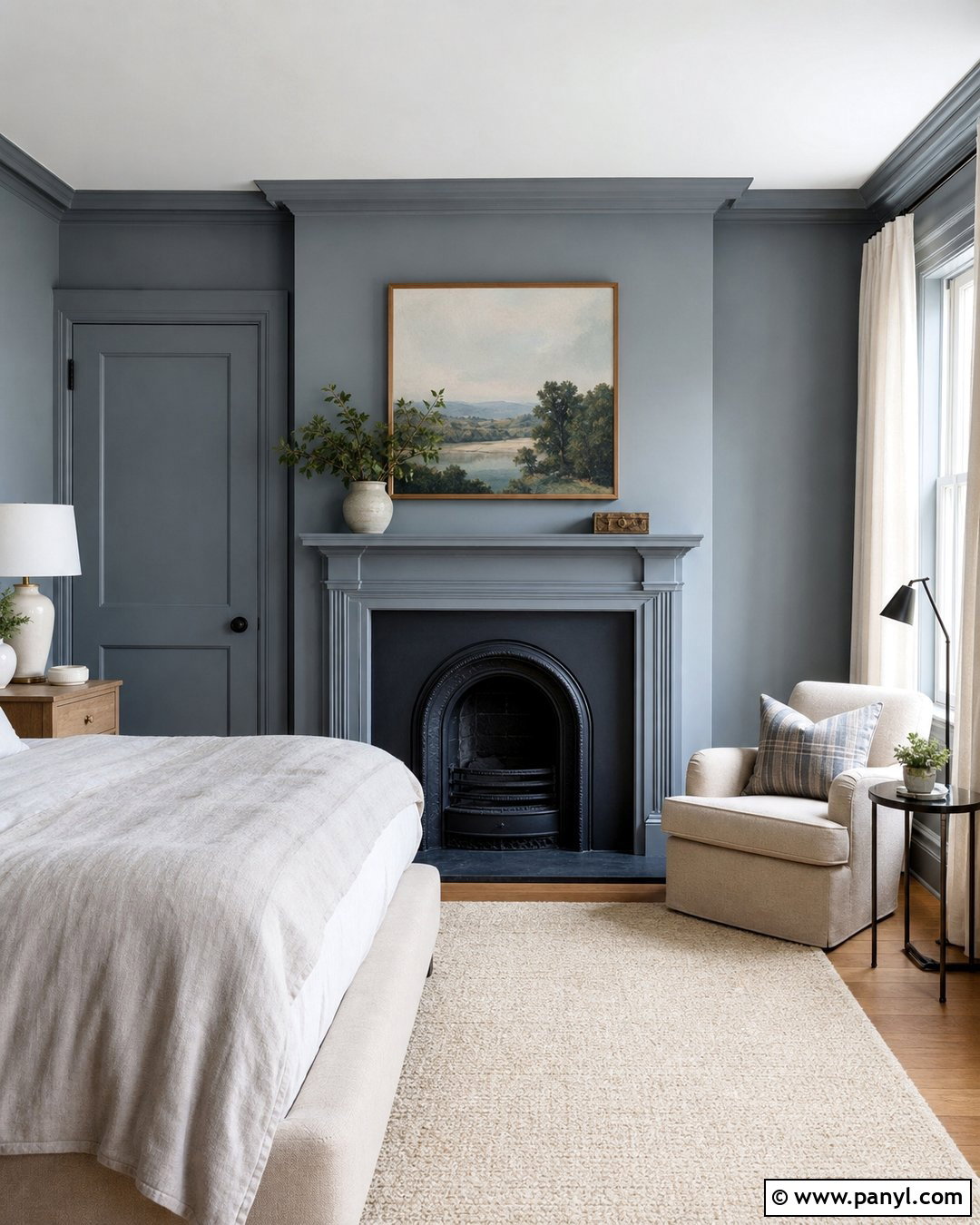 Blue Gray Bedroom Fire Surround - 20 Fire Surround Same Colour As Wall Ideas