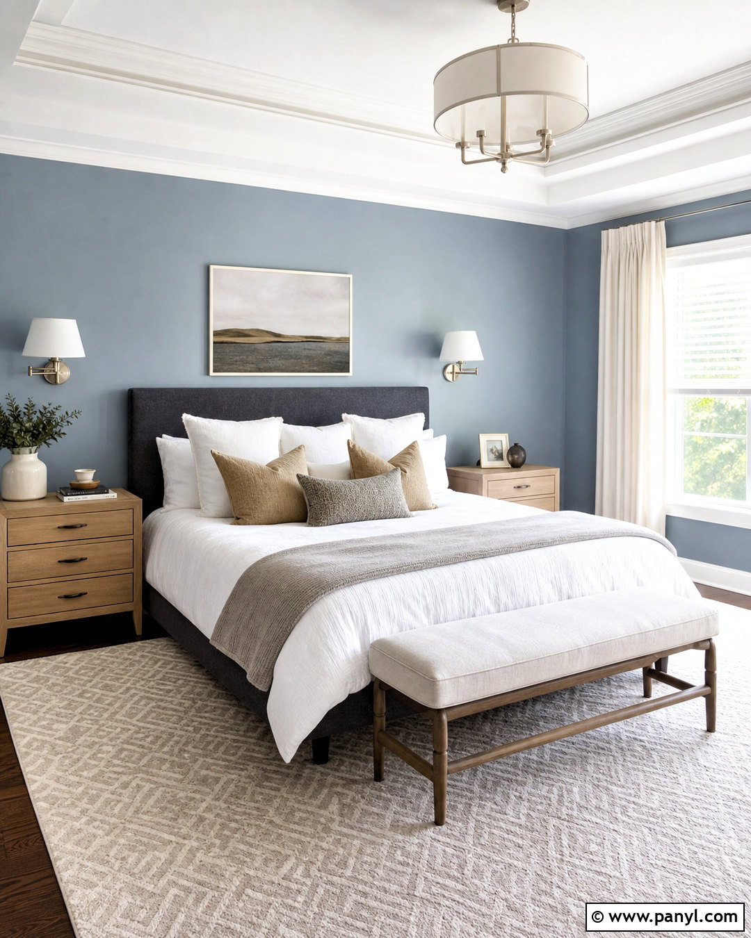 Blue Gray Bedroom Wall Color - 20 room wall colors bedrooms