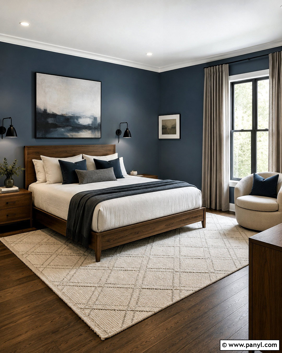 Blue Gray Bedroom Walls - 20 blue wall room ideas bedrooms