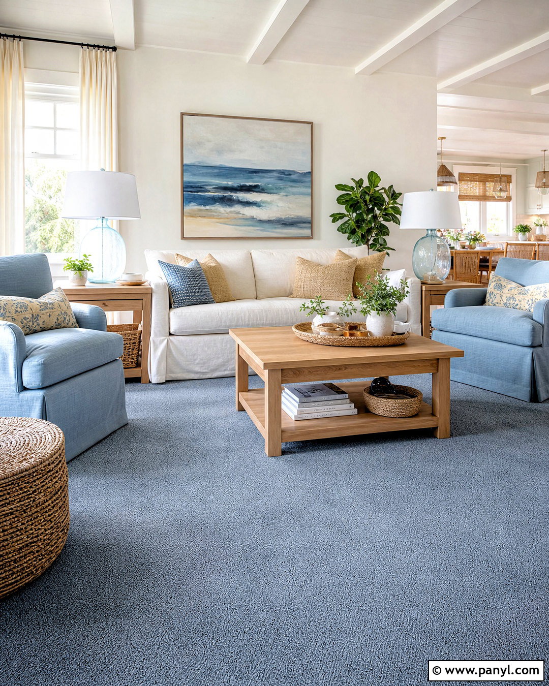 Blue Gray Carpet Living Room - 20 living room with carpet floors