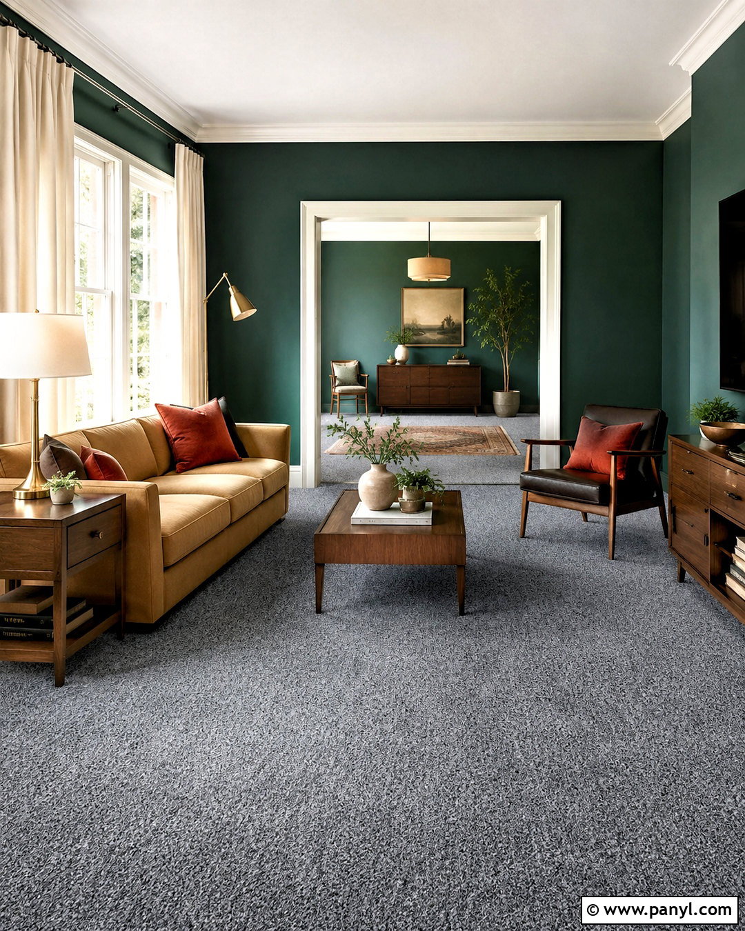 Blue Gray Carpet With Teal Green Walls - 20 What Color Carpet Goes With Green Walls