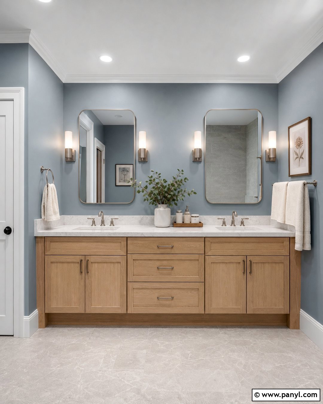 Blue Gray Drywall - 20 Drywall Colors
