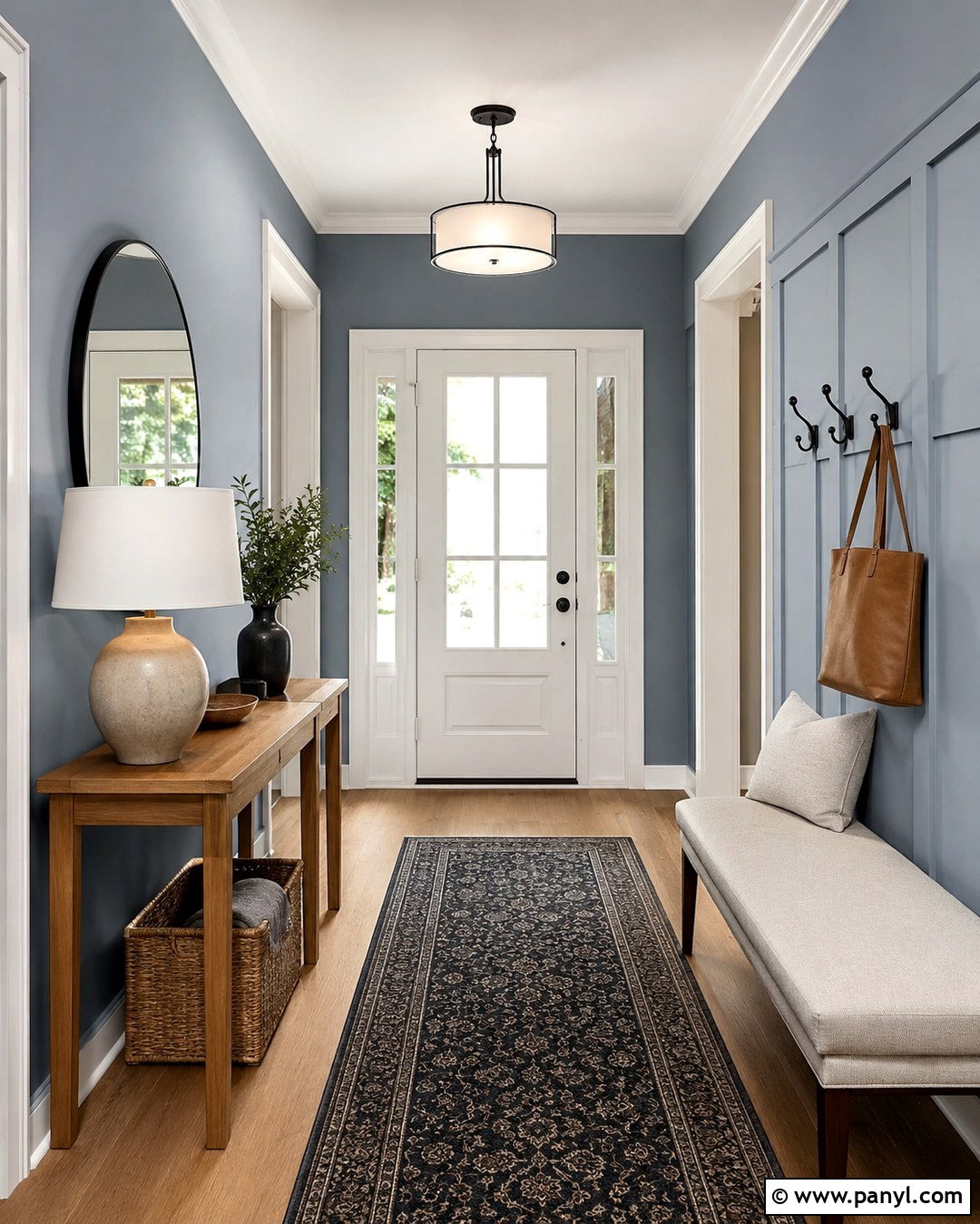 Blue Gray Entryway Walls - 20 Blue Shades Wall Paint Ideas