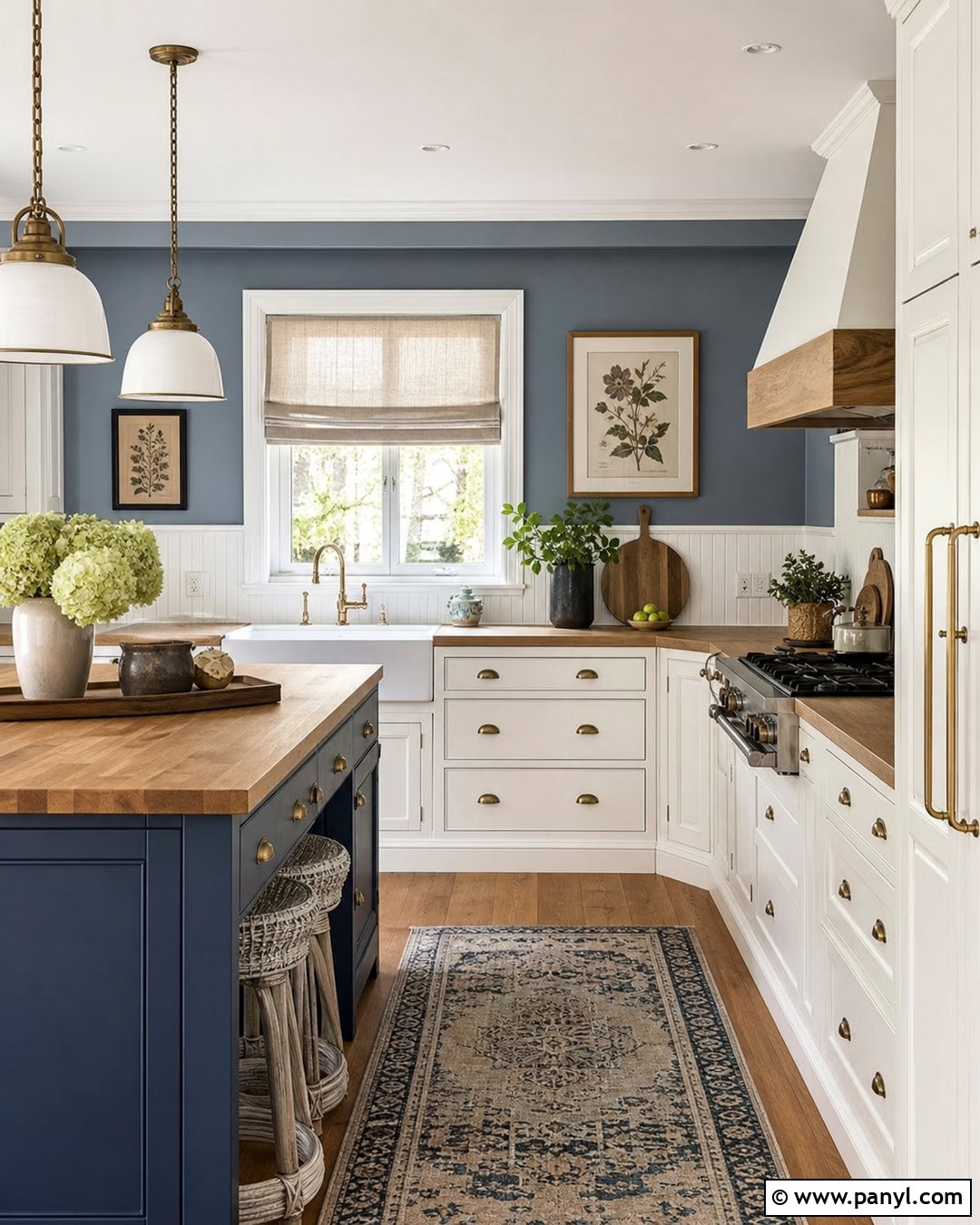 Blue Gray Farmhouse Kitchen Walls - 30 Farmhouse Kitchen Wall Colors
