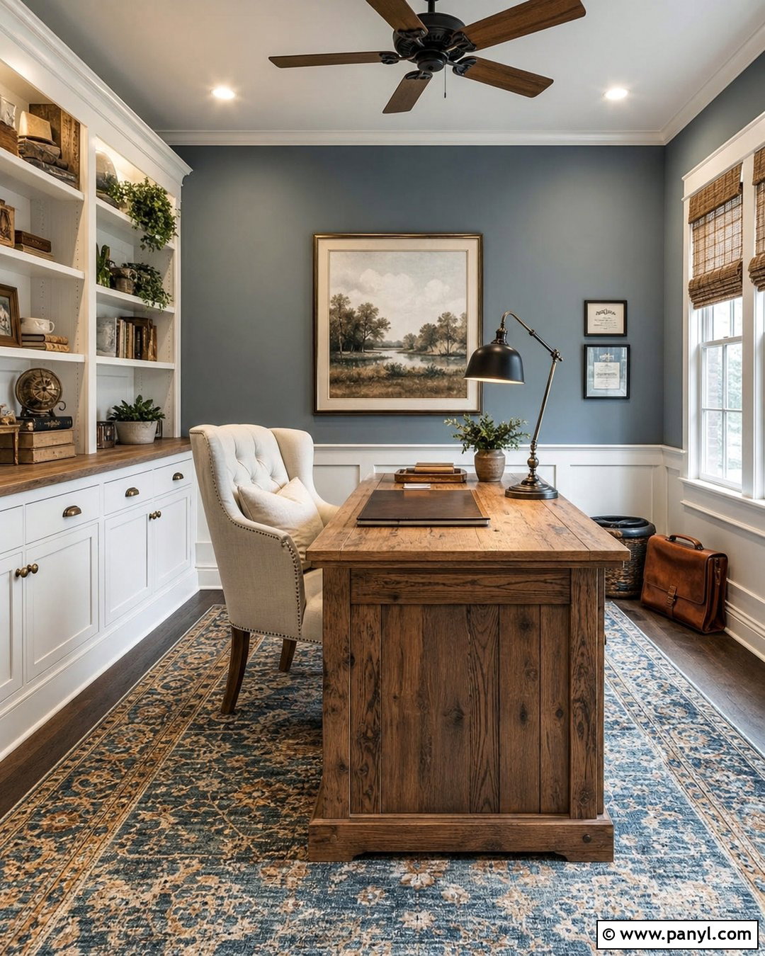 Blue Gray Farmhouse Walls - 20 Farmhouse Style Wall Colors