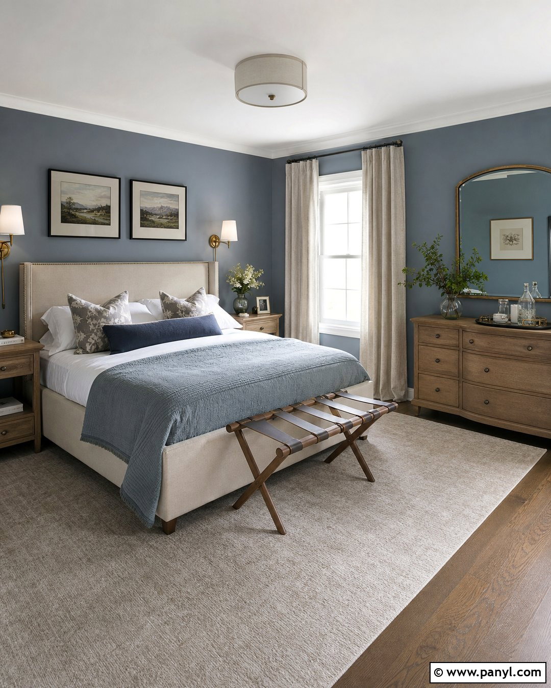 Blue Gray Guest Bedroom Walls - 30 blue gray walls